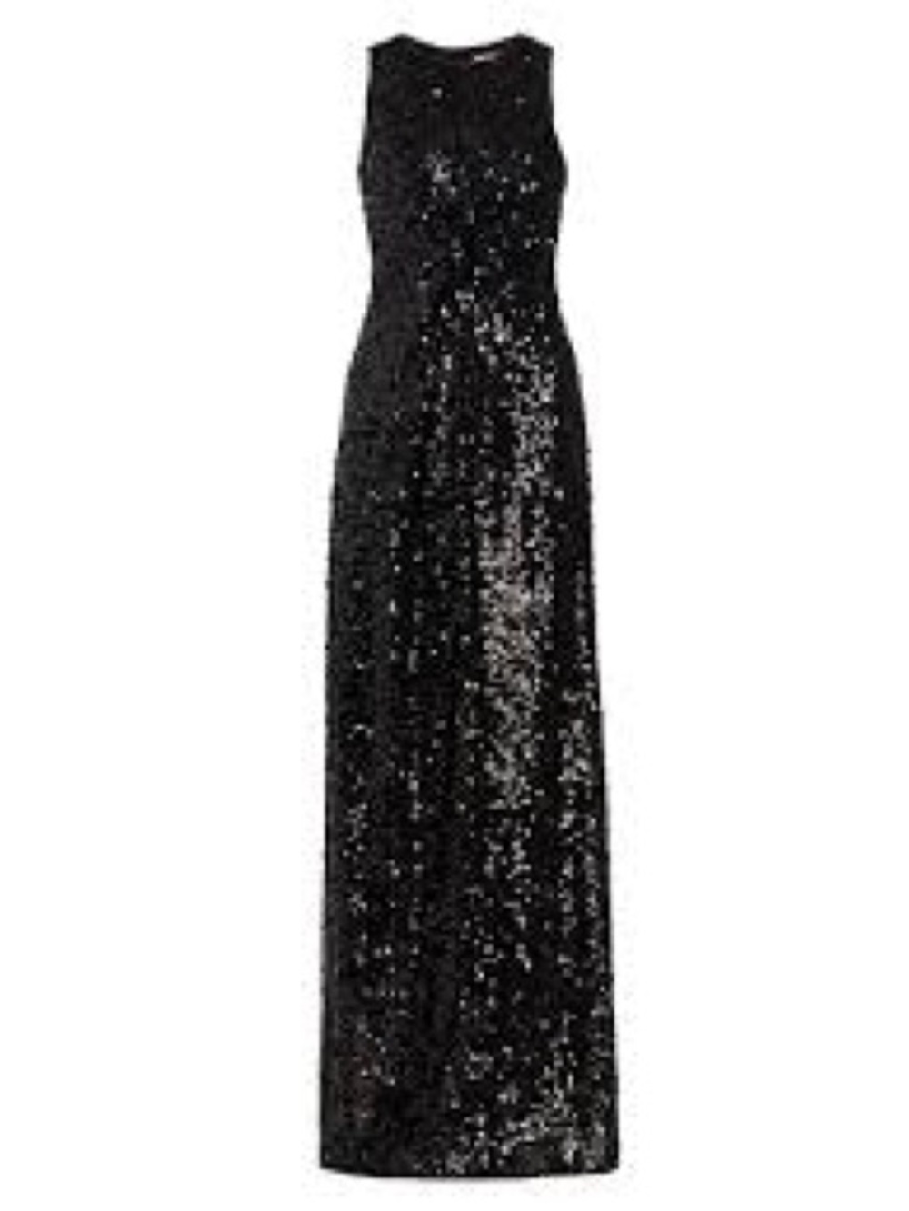 Black Sequin Maxi Dress for Women - Sleek Evening Gown - Picture 2 of 5